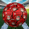 Individueller Name Personalisierte Fußballmannschaft F.C-A Druck Größe 5 Fußball Training & Spiel Fußball, für Team, Kicken, Geschenk für Fußball-Enthusiasten