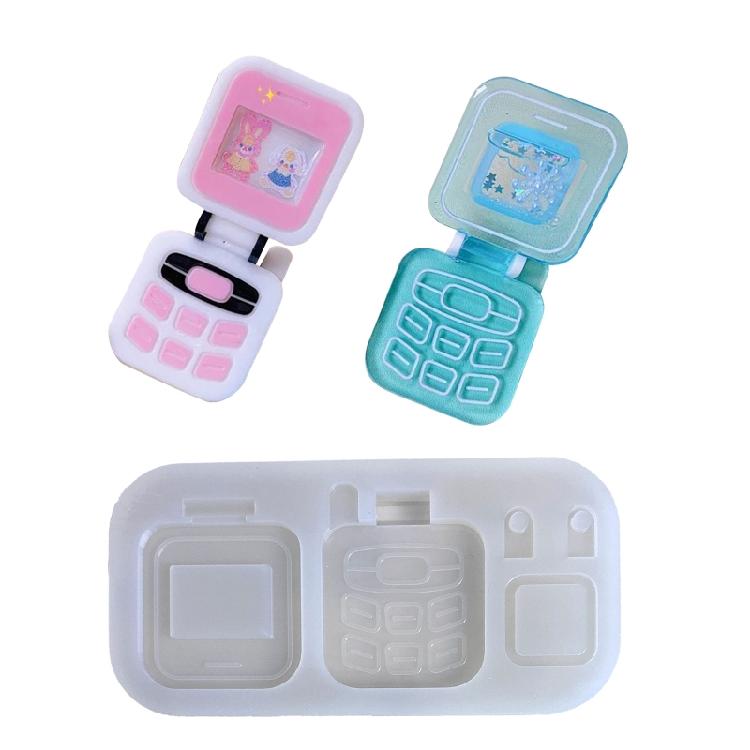 Resin Shaker Mold,Reusable Cute Silicone Quicksand Mould for DIY Crafts Making
