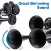 Buzina de Trem 600DB Super Alta 3 Trompetes Kit de Buzina a Ar Para Caminhão Semi-Reboque Barco Van Carro