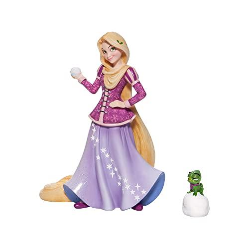 Enesco Disney Showcase Rapunzel und Pascal Weihnachtsfigur aus „Rapunzel – Neu verföhnt“, 21,1 cm, mehrfarbig