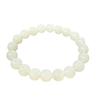 Hetian White Jade Bead Bracelet - Women's Lover Gift