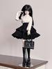 HAMRETHYPPZ BJD Ball Jointed Doll Dress Doll Costume Doll Maid Clothes Ball Jointed Doll Dress Up Spring Cute Elegant Black Lolita Dress for BJD Dolls