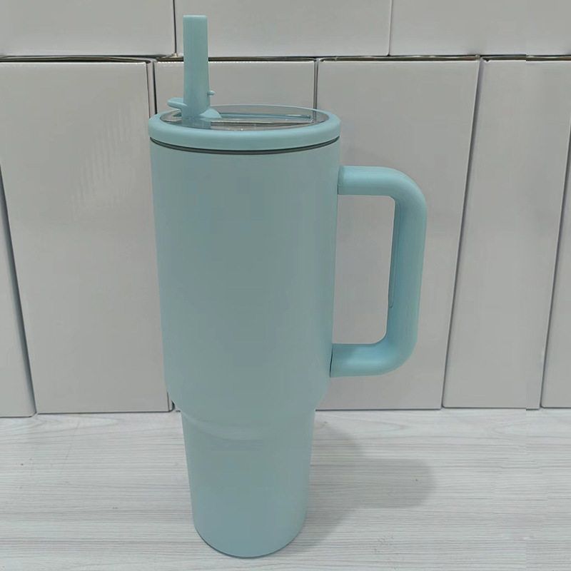 40Oz Cup Large Capacity Vacuum Cup Large Capacity Foldable Cup with Straw Accompanying Car Best Selling Large Ice Cup