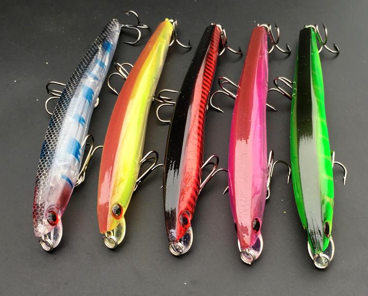 Artificial Minnow Fishing Lure with Hook, 13cm/13g, for Tackle and Bait Imitation.