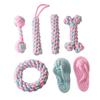 Candy-colored, Chewable Cotton Rope Teething Toy Set, Pet Gnawing, Dog Chewing Toy, Pet Teething