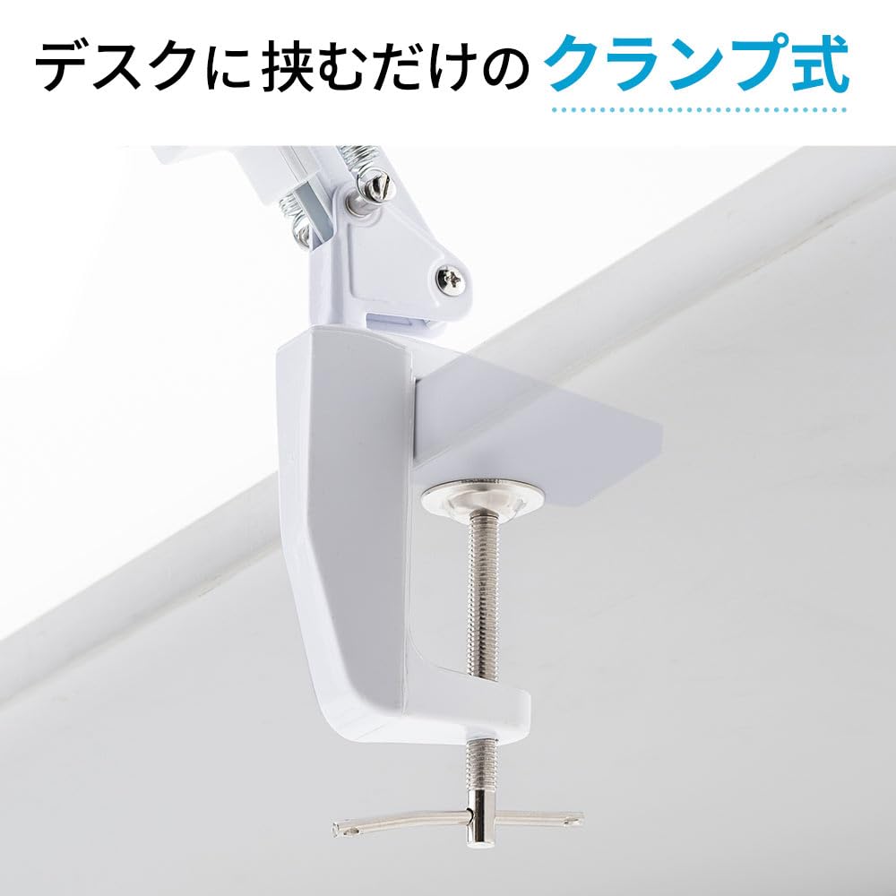 LED Magnifying Glass with 3x 600 Design for Gundam Model Building E-Supply EEX-LEDKK01WH Clamp-on Stand, Magnification, Lumens, Flexible, Desktop,