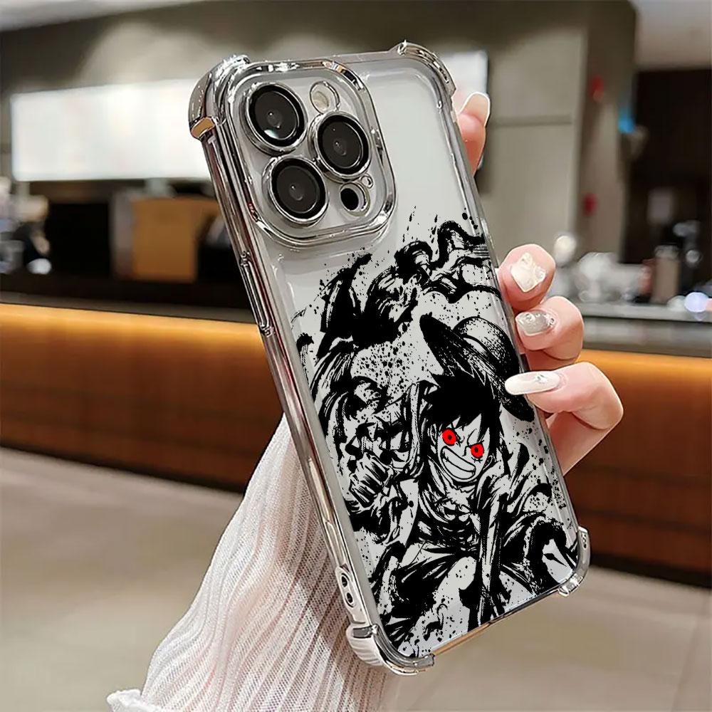 Japanese Anime O-One Piece Art Funda For iPhone 17 Pro 16 15 14 13 12 11 Pro Max Case 17 Plus 17E 16E 17Air Silicone Phone Cover