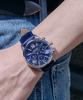 Seinteuseukoteuleondeon Zenith Multi Leather Watch - Blue / St7508L-Sll