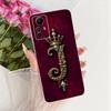For Xiaomi Redmi Note 12S 4G Case Cute Crown Letters Cover 6.43'' Soft Slim Phone Case For Redmi Note 12S Note12S 4G Fundas Bags