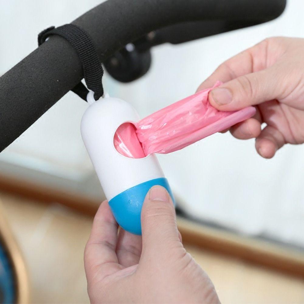 Cat Puppy Pet Waste Bag Holder Dog Poop Bags Dispenser Trash Sack Case Carrier Garbage Storag Box