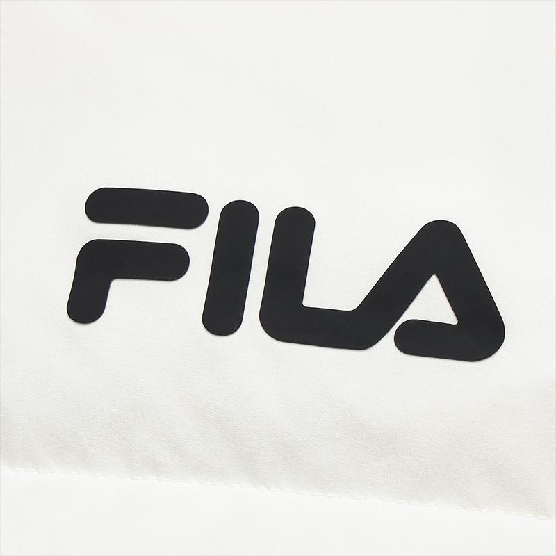 Fila Original Simple Classic Retro Casual Versatile Comfortable Warm Duck Down Loose Fit Puffer Jacket Men Outerwear Steam-White F61M549901FIV
