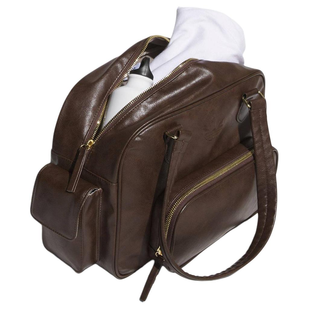 adidas Originals Trefoil Pu Shoulder Bag Regular Unisex Brown JV9284