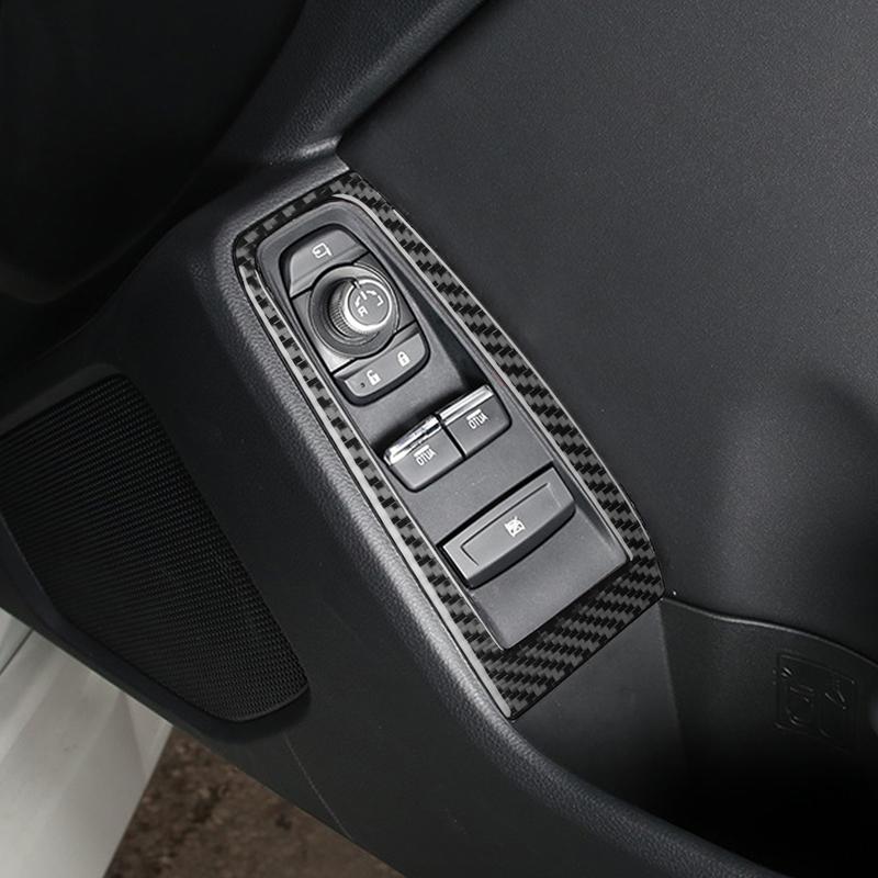 For Subaru BRZ/ For Toyota GR86 -up Carbon Fiber Decal Car Center Console Shift Panel Interior Decorative Stickers
