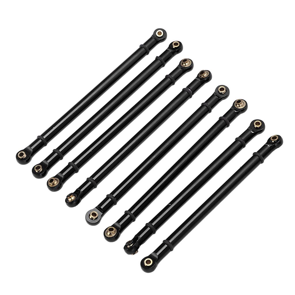8pcs M3 Aluminum Alloy Link Rod Linkage Set for   SCX10 RC Crawler Car Upgrade Parts