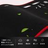 XYHGM Mitsubishi Delica Mini B3 Series Dashboard Models Black Polyester Fiber Interior Accessory with Sun Protective Scratch and Clear Mat/Cover