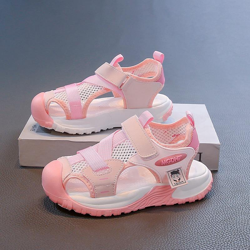 

Сандалии для мальчиков на летнюю тематику - Новые нескользящие водные туфли для пляжа и речного треккинга 26 розовый