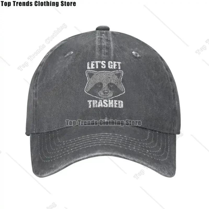 

Fashion Cotton Funny Raccoon Baseball Cap for Unisex Women Personalized Adjustable Adult Eat Trash Dad Hat Outdoor Adjustable Cap