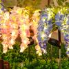 2X Solcelle Hagelys Kunstige Wisteria Blomster Solcellelys Utendørs Hagebelysning, LED Hage Solcellelys For Gårdsplass/Terrasse/Landskap/Gangvei