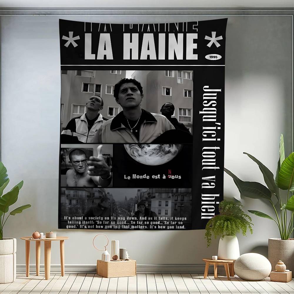 La Haine 1995 Filme Buntes Wandbehang Wandteppiche Bohemian Wandteppiche Mandala Wandbehang Tücher