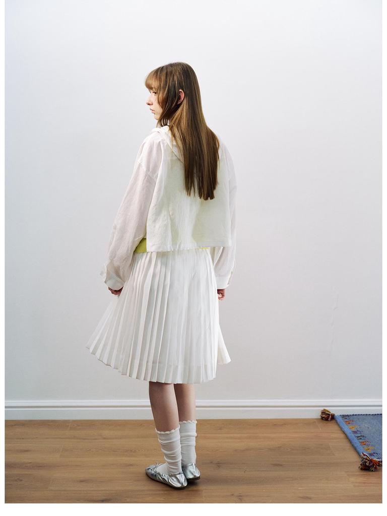 Spring New Modal Pleated Relaxed Midi Skirt - Cloud-Like Comfort