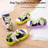 New Dog Teething Toys, Self-Entertaining Chew Shoes, Sounding Canvas Shoes, Dog Training Pet Toys & Supplies