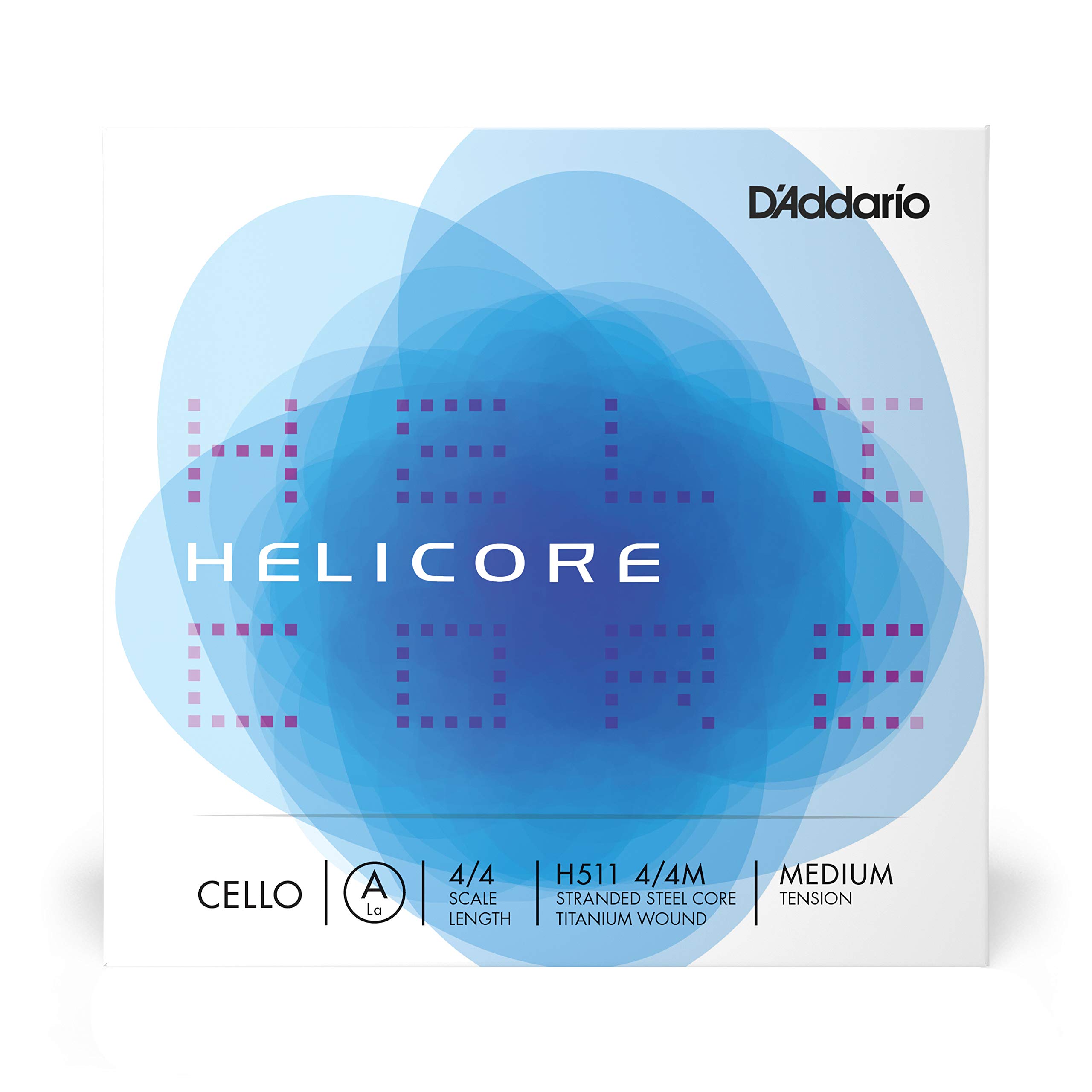 D Addario H511 4/4M Helicore Cello Strings/A-titanium [Official Japanese Product]