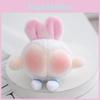 Charming Peach Bottom Bunny Plush Doll Funny Rabbit Bag Pendant