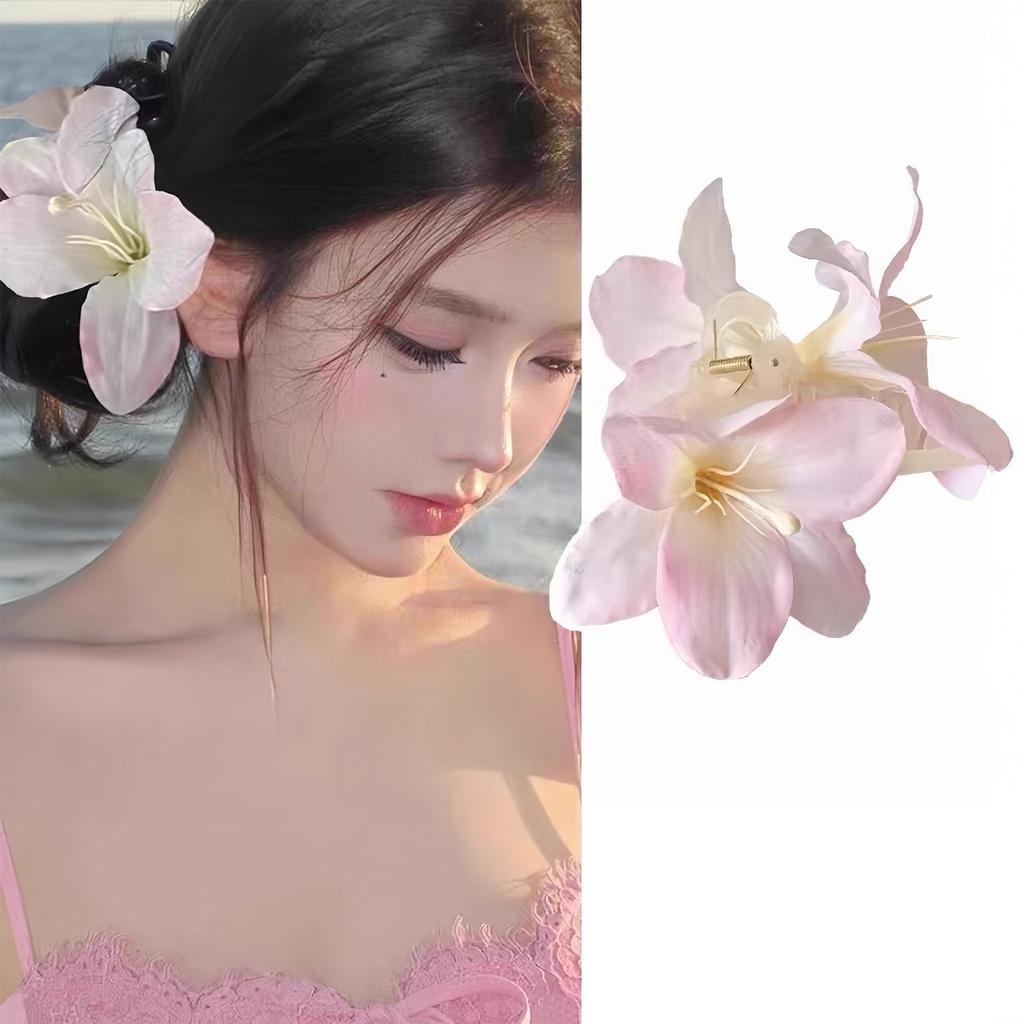 Elegant Flower Hair Claw Clip For Women Girls Secure Hold Styling Accessory Plastic Hair Decoration for Wedding Party