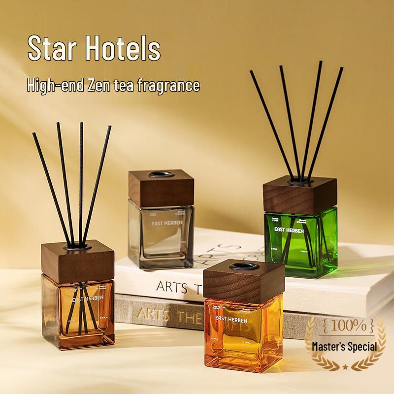 Zuohe Flameless Reed Diffuser - Ebony Agarwood, 100ml