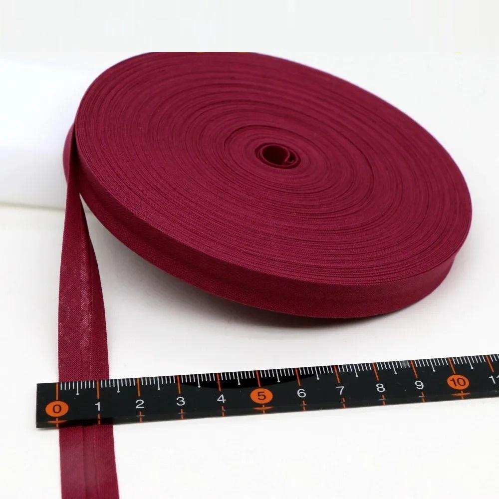 12mm(1/2") Narrow Ironed Single Folded Cotton Solid Color Bias Binding Tape Diy Ribbon Garment Quilt Craft Sewing Accessories