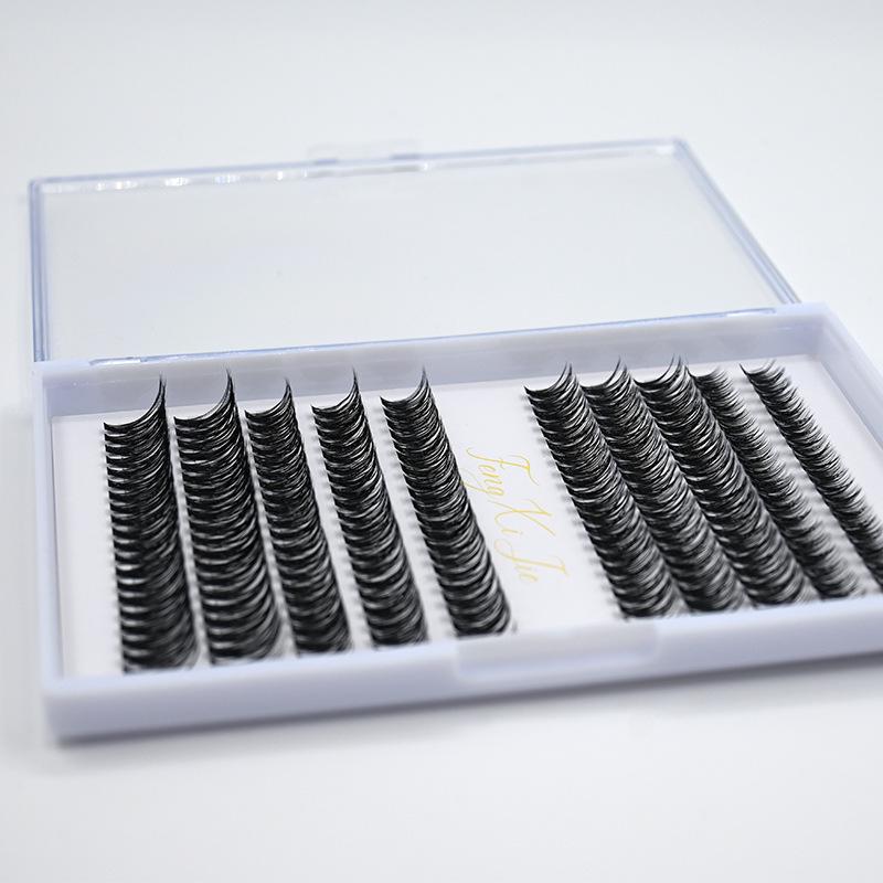 European and American 30P Hot Melt Fluffy Segmented False Eyelashes