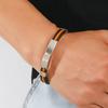 Herrenarmband Elastisches Silikon Verstellbare Schnalle Minimalismus Poliert Dekoration Allergiefrei Trendig Herren Edelstahlarmband Schmuck
