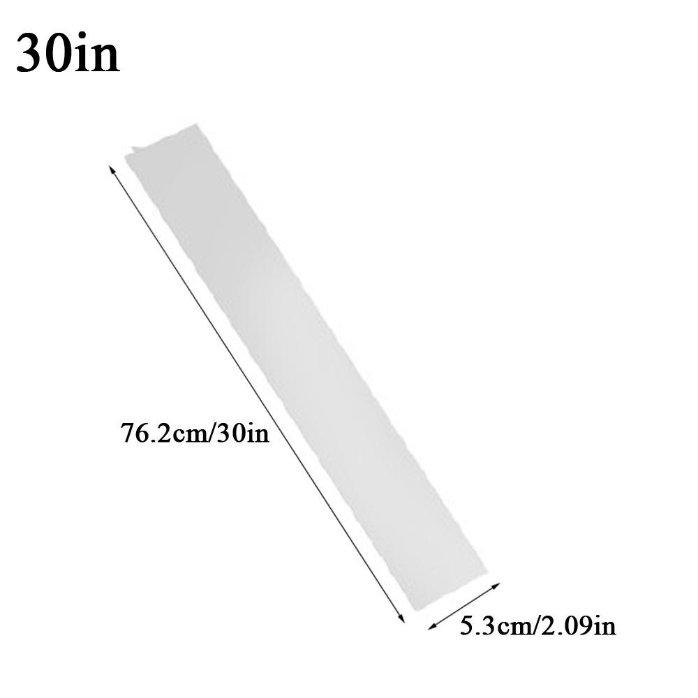 T Shape Silicone Sealing Strip Waterproof Kitchen Anti-Oil Anti-Stain Strip Kitchen Accessories White-30in