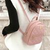Women Quilted Backpack Purse Waterproof Travel Daypack Convertible Sling Bag Crossbody Purse for Commuting Street Daily Errands