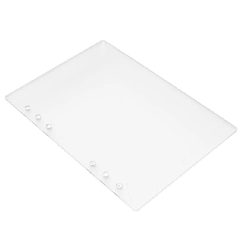 Binder Cover Acrylic Notebook A5 Organizer Notepad Filling for Protector Office
