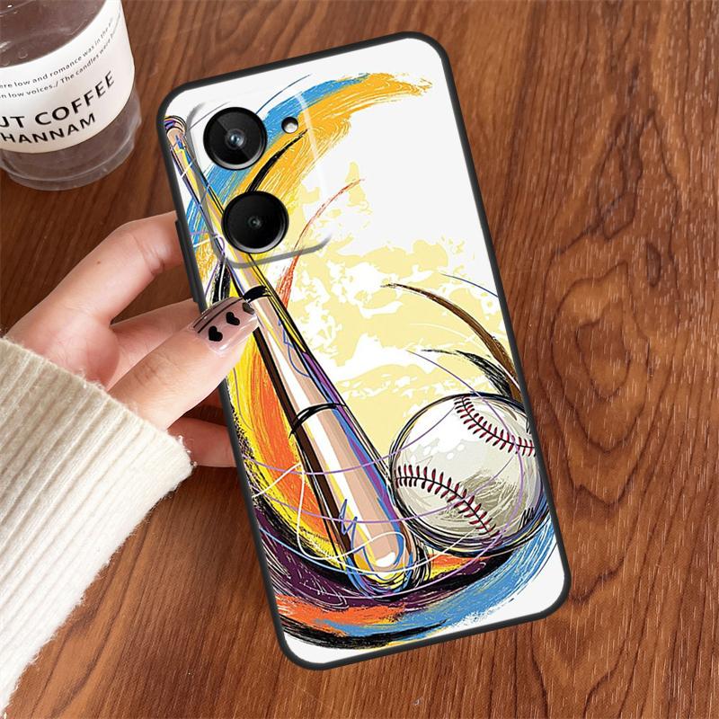 

Love Baseball Sport For Realme GT6 GT7 Pro 10 11 12 13 14 15 Pro Plus C55 C71 C65 C63 C61 C53 C67 C35 C75 Case Realme 11 Pro