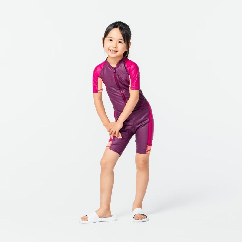 Decathlon Girls' Thermal One-Piece Swimsuit