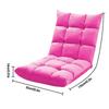 Lazy Single Sofa Single Lazy Chair Sofa for Floor Ergonomic 5 Angles Adjustable Floor Sofa with Zipper for Bed Room Floor Home