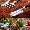 Non-slip Aluminum Alloy Flower Planting Shovel Rake Spade Fork Gardening Tools