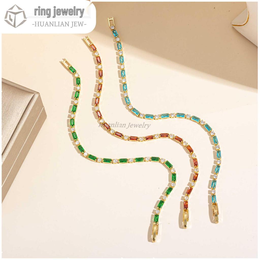 Colorful Retro Zircon Bracelet - Simple & Fashionable