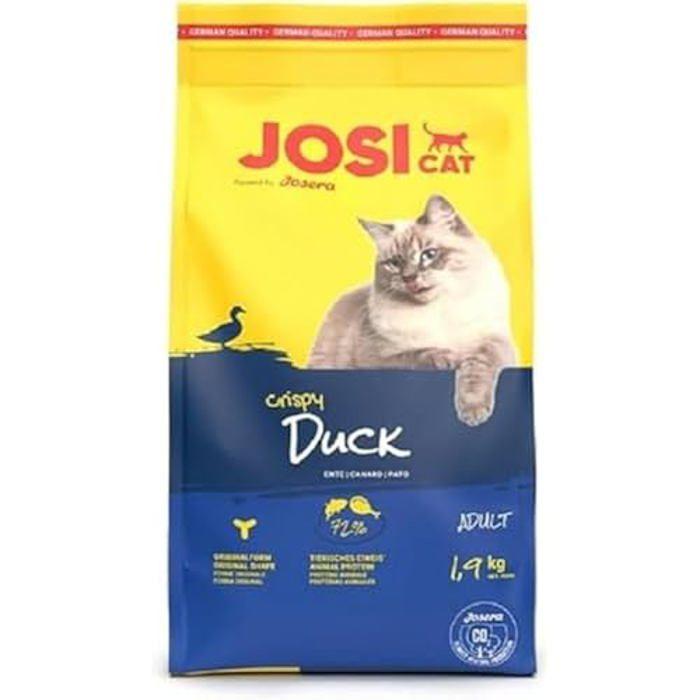 Croquettes Pour Chat - JOSICAT - Crispy Duck - 1,9 Kg - Nourriture Sèche - Protéines Animales 72%