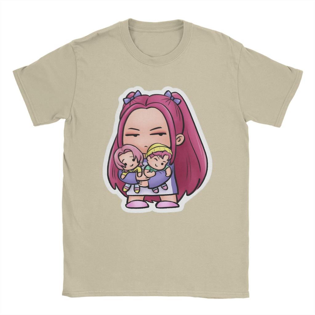 Herren Mira Fan Art von K-Pop Demon Hunters T-Shirts 100% Baumwolle Oberteile Neuheit Kurzarm Rundhalsausschnitt T-Shirts Einzigartige T-Shirts