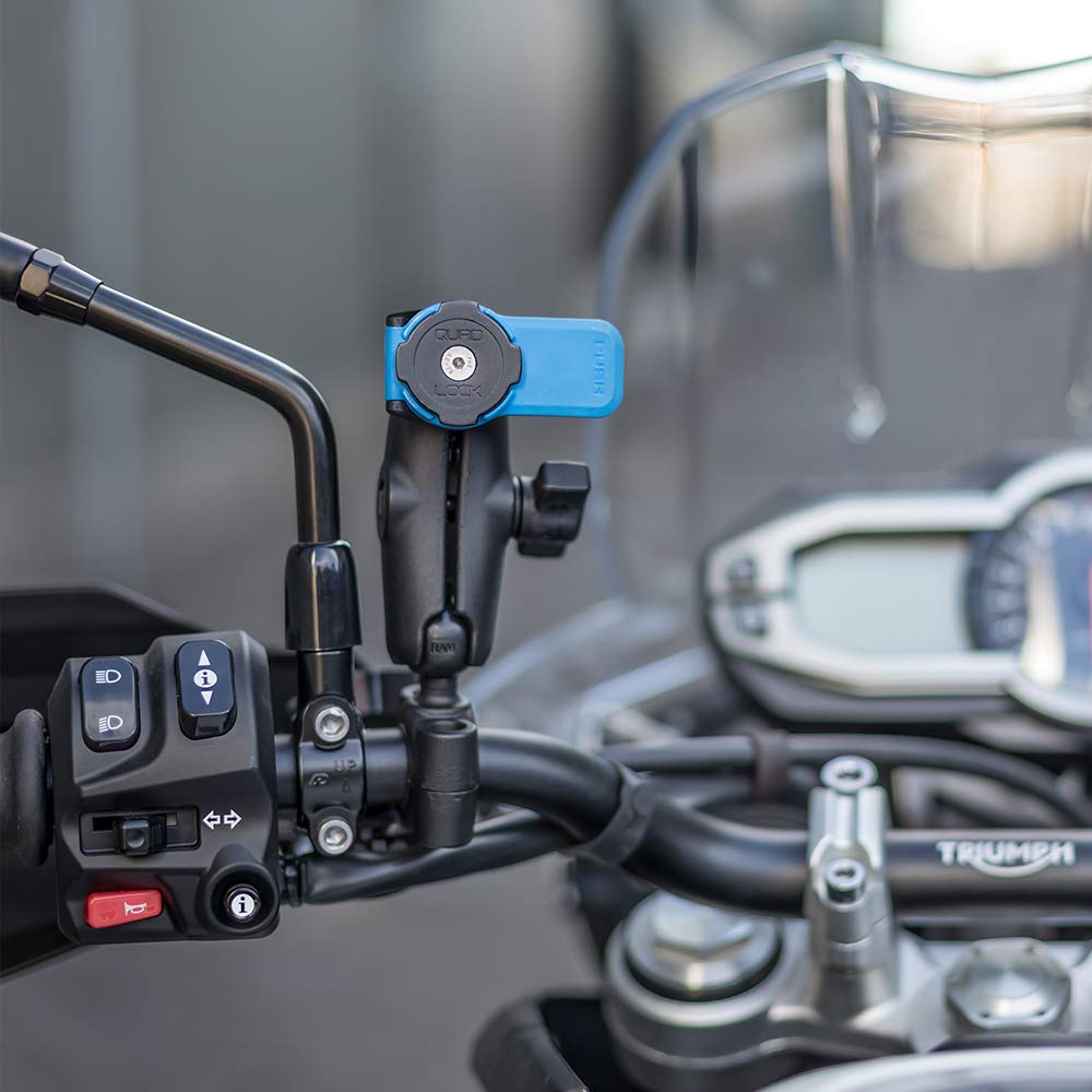 Quad Lock Ball Adapter Mount for and Galaxy Universal 1-inch iPhone, Samsung, Phones, Black, Fit, QLM-BAL-2