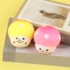 Squeeze Toy Mushroom Shape Slow Bright Color Stress Rebound Decompression Toy Relief Ball Desktop Ornament