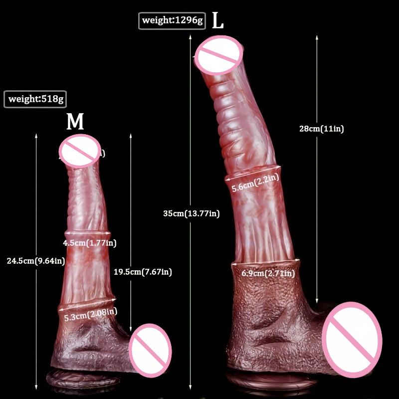 Realistic Horse Dildo Huge Long Dildo for Anal Stimulation G-Spot Penis Rooster with Sucker Sex Toys Anal Plug Adult Masturbator