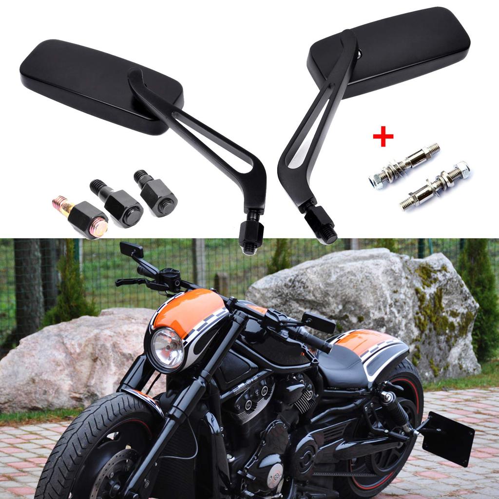 Motorcycle Mirror, 0.4 inch (10 mm), 0.3 inches (8 mm), Positive Screws, Reverse Screws,