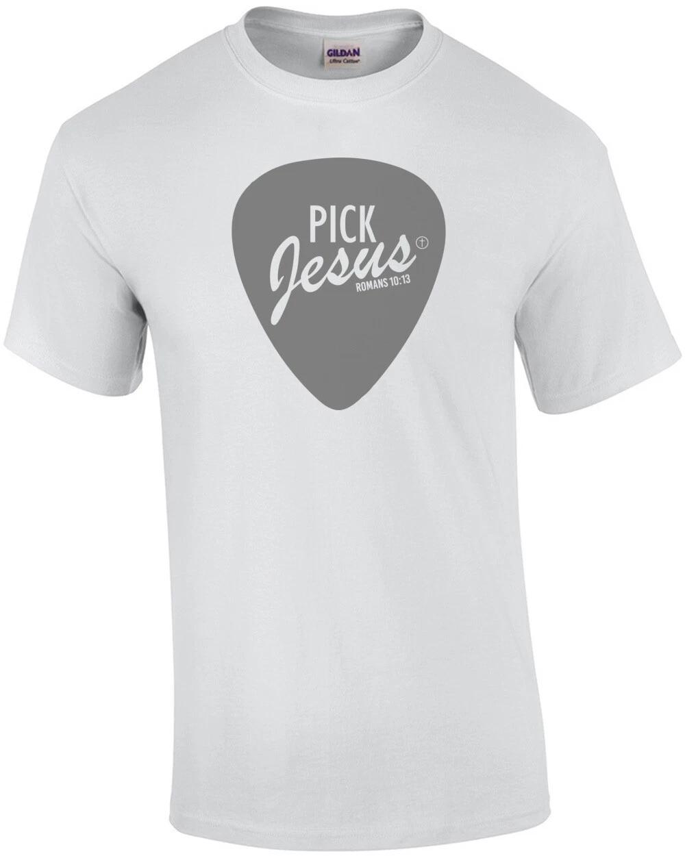 Pick Jesus Romans 10:13 - Jesus T-Shirt L