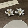 Irregular Flower Earrings Drip Oil Ear Accessories Fashion Flower Stud Earrings  Jewelry