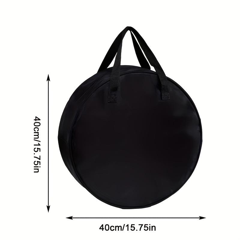 Heavy-Duty Oxford Fabric Car & Camper Cable Storage Bag with Zipper Closure - Portable Organizer for Wiring, Batteries, Cords
