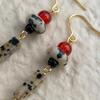Handmade Red Agate Tassel Earrings: Retro Ethnic Style with a Chinese Vintage Flair